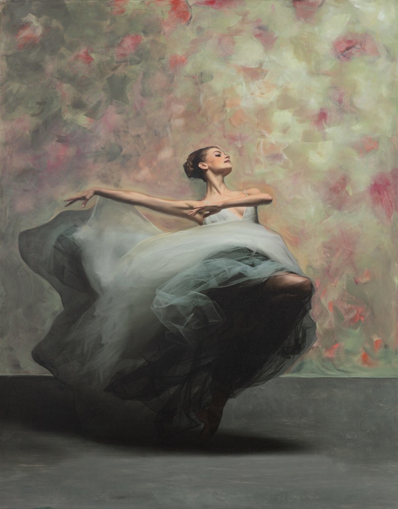 "Jacqueline"
44" X 56" mixed media, $3300 Cookie Ashton